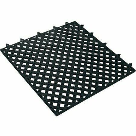 BSC PREFERRED 12 x 12'' Tile Black Lok-Tyle Drainage Mat, 4PK H-1328BL